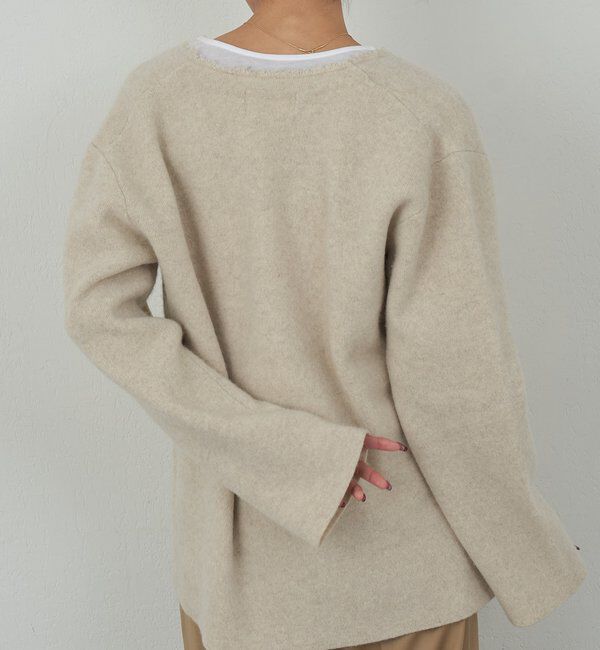  「【HERITANOVUM】 Vチュニックニット」|ニット・セーター|