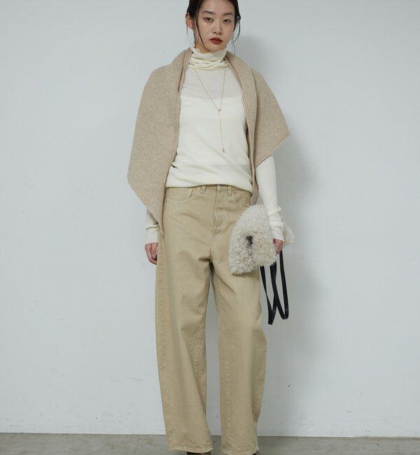  「【新色を加えてリバイバル】リブタートルカットソー」|Tシャツ・カットソー|