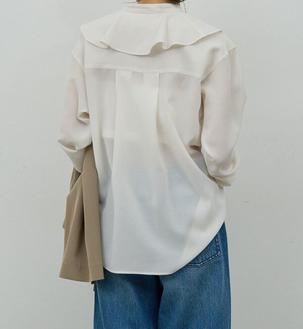  「ラッフルタイブラウス」|シャツ・ブラウス|