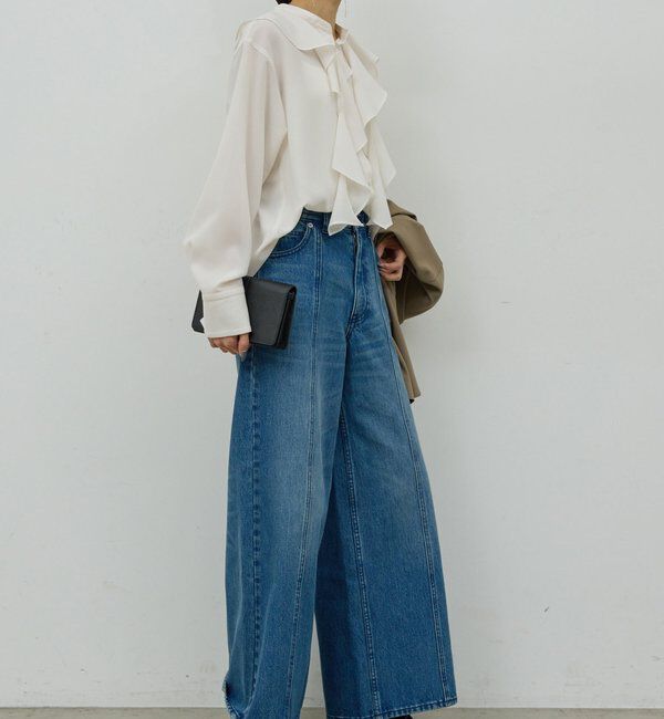  「ラッフルタイブラウス」|シャツ・ブラウス|