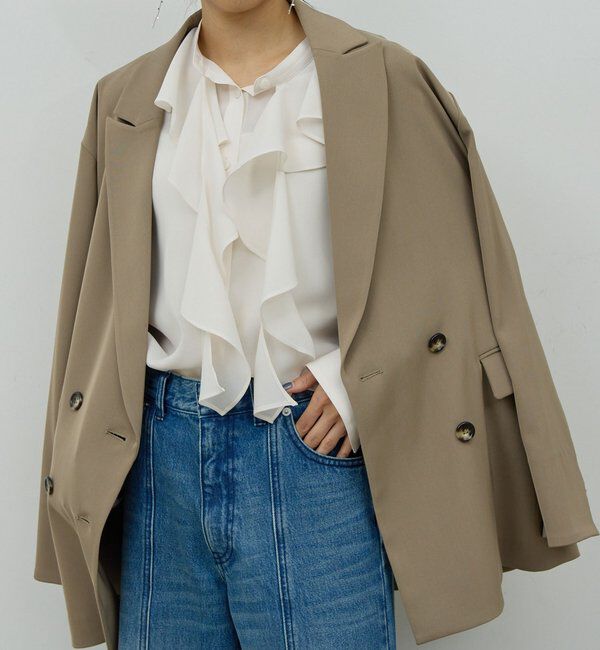  「ラッフルタイブラウス」|シャツ・ブラウス|