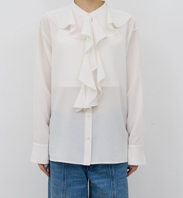  「ラッフルタイブラウス」|シャツ・ブラウス|