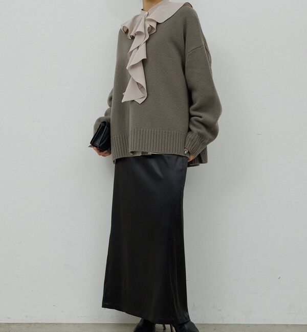  「ラッフルタイブラウス」|シャツ・ブラウス|