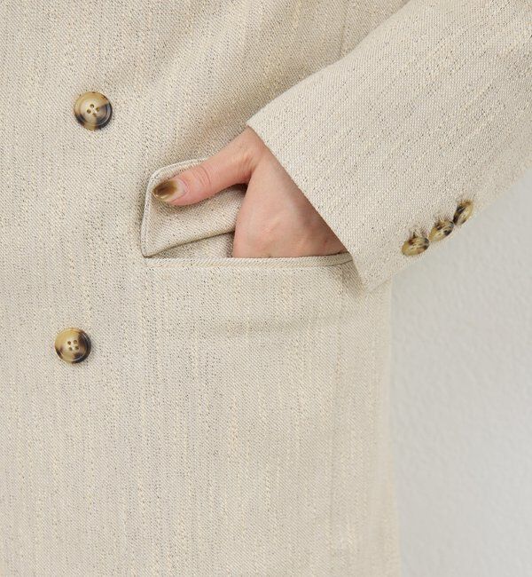  「【セットアップ対応】ノーカラーツイードジャケット」|その他|