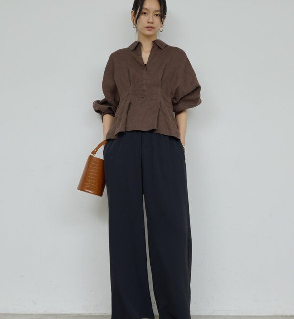  「【即戦力パンツ】【3サイズ展開】ワイドイージーパンツ」|チノ|