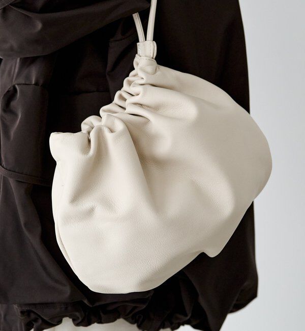  「レザー巾着4WAYショルダーバッグ」|ショルダー・メッセンジャー|