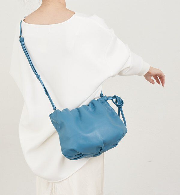  「レザー巾着4WAYショルダーバッグ」|ショルダー・メッセンジャー|