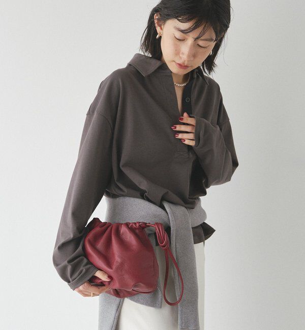  「レザー巾着4WAYショルダーバッグ」|ショルダー・メッセンジャー|