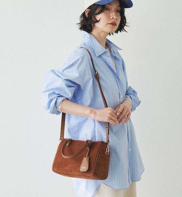  「スエード2WAYミニボストンバッグ」|ボストンバッグ|