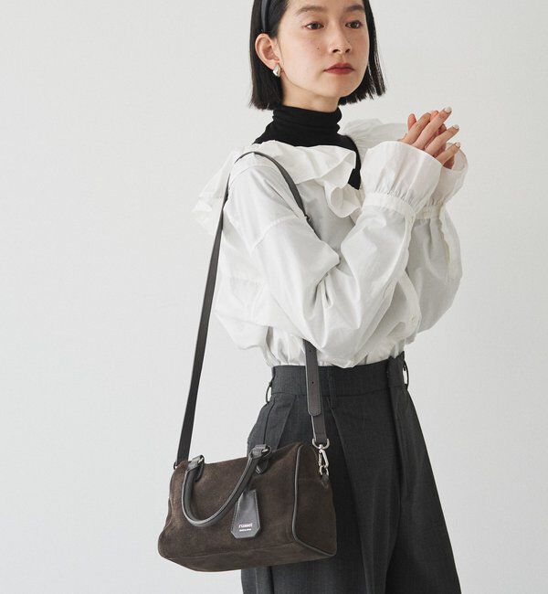  「スエード2WAYミニボストンバッグ」|ボストンバッグ|