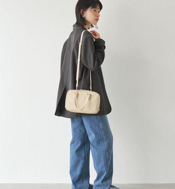  「レザー2WAYミニボストンバッグ」|ボストンバッグ|