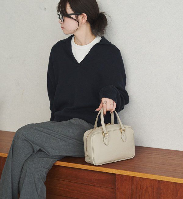  「レザー2WAYミニボストンバッグ」|ボストンバッグ|