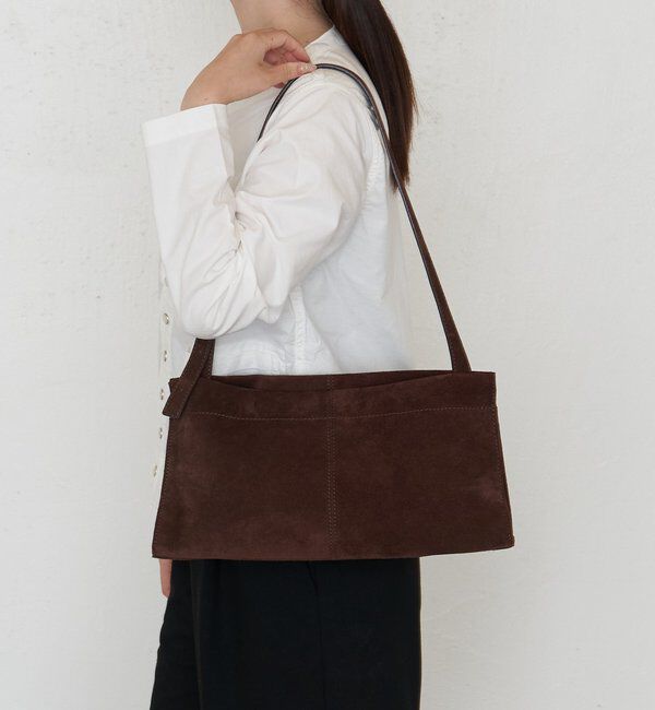  「【再値下げ】スエードショルダーバッグ」|ショルダー・メッセンジャー|