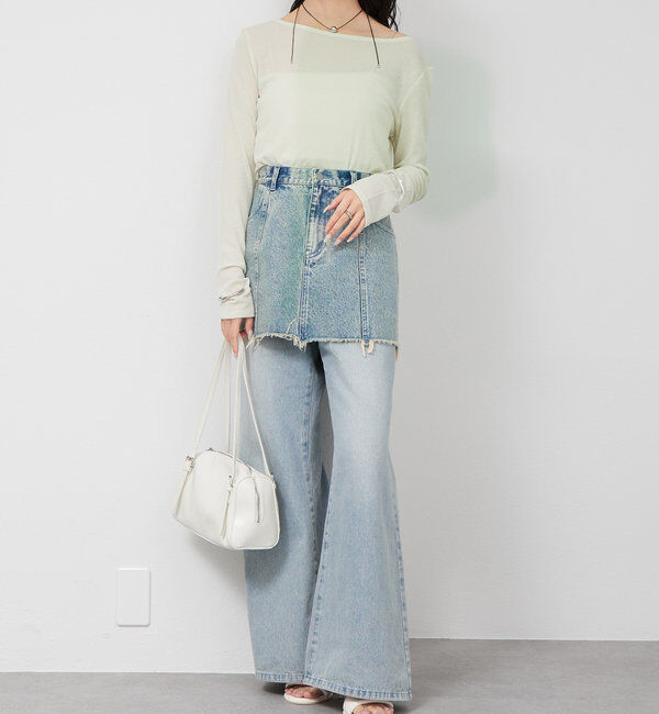  「newシアーロングTシャツ」|Tシャツ・カットソー|