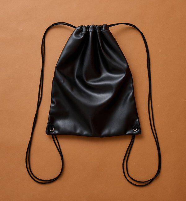  「フェイクレザーナップサック」|トートバッグ|