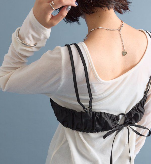  「ギャザービスチェ SETトップス」|Tシャツ・カットソー|