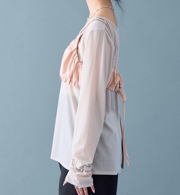  「ギャザービスチェ SETトップス」|Tシャツ・カットソー|