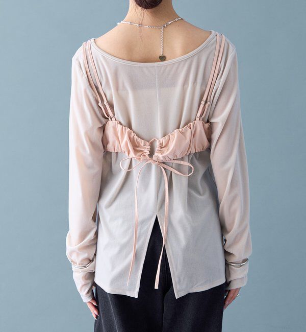  「ギャザービスチェ SETトップス」|Tシャツ・カットソー|