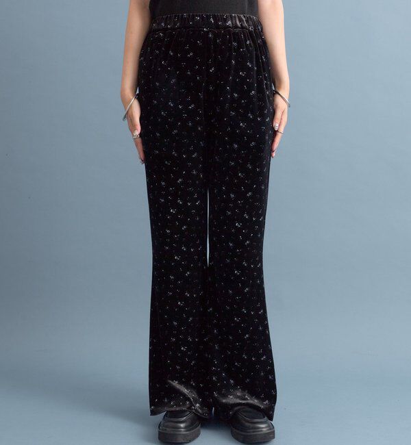  「ベロアフレアパンツ」|チノ|