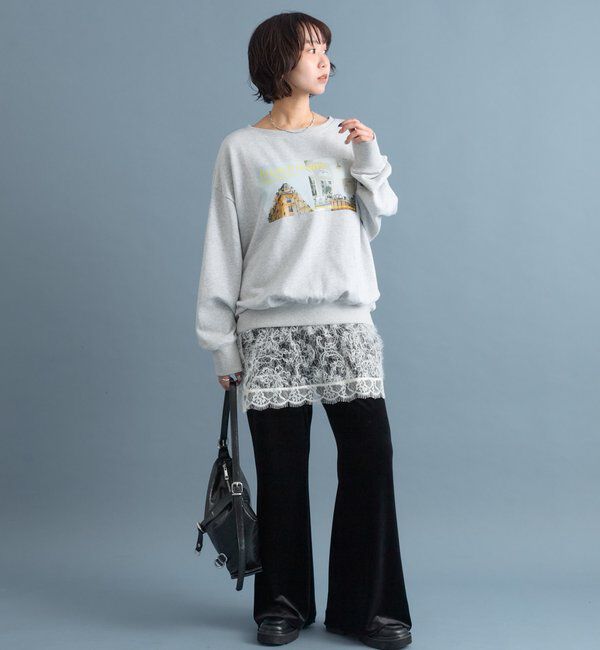  「ベロアフレアパンツ」|チノ|