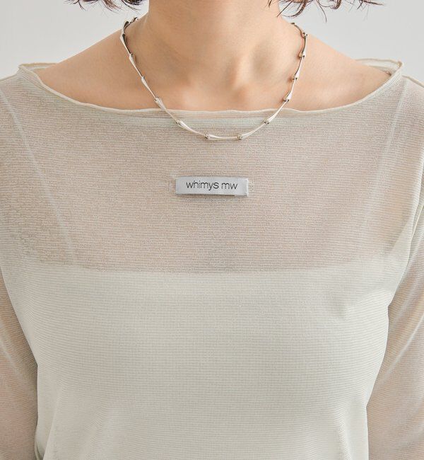  「ラメシアープルオーバー」|Tシャツ・カットソー|