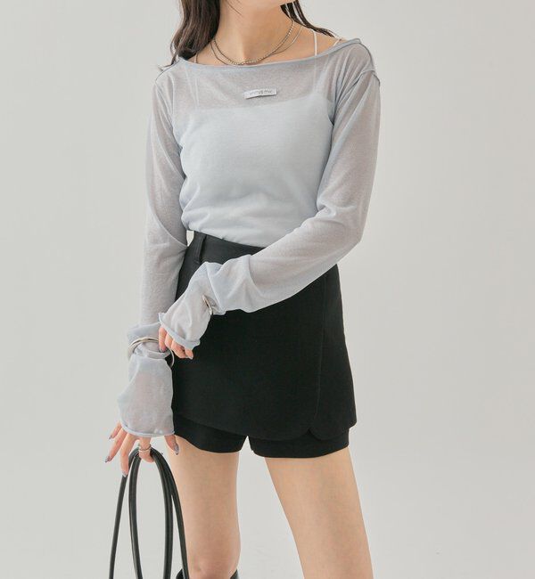  「ラメシアープルオーバー」|Tシャツ・カットソー|