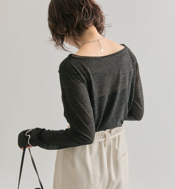  「ラメシアープルオーバー」|Tシャツ・カットソー|