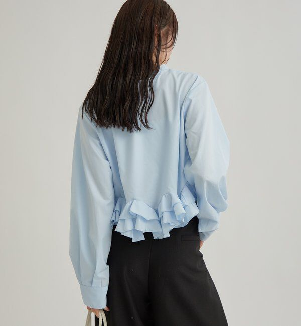  「ウェーブフリルブラウス」|シャツ・ブラウス|