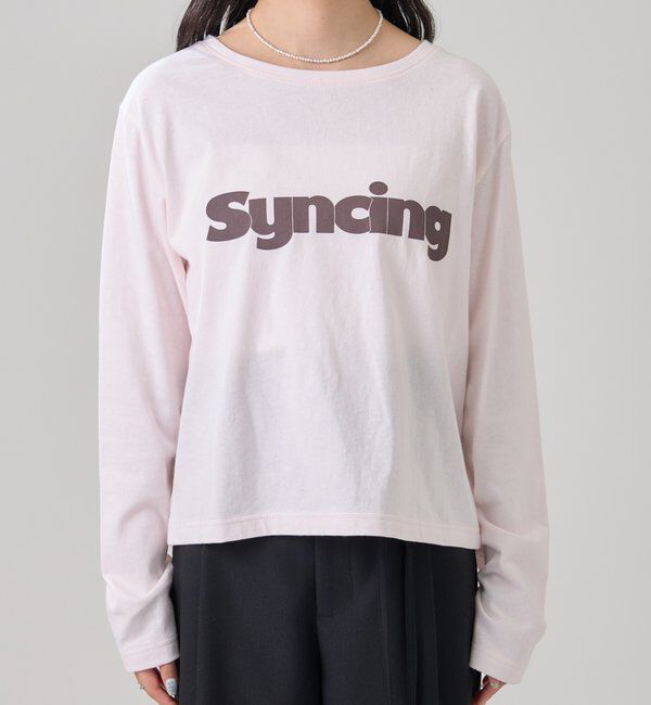  「ロゴチビロングTシャツ」|Tシャツ・カットソー|