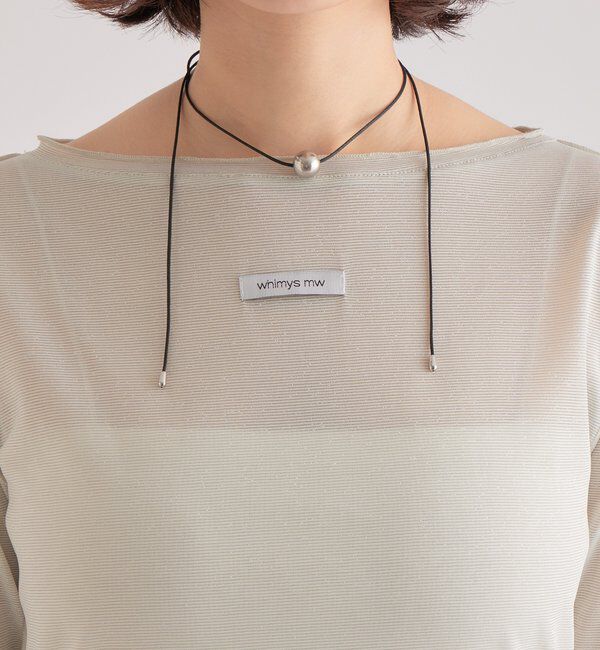  「ラメチュールプルオーバー」|Tシャツ・カットソー|