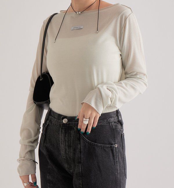  「ラメチュールプルオーバー」|Tシャツ・カットソー|