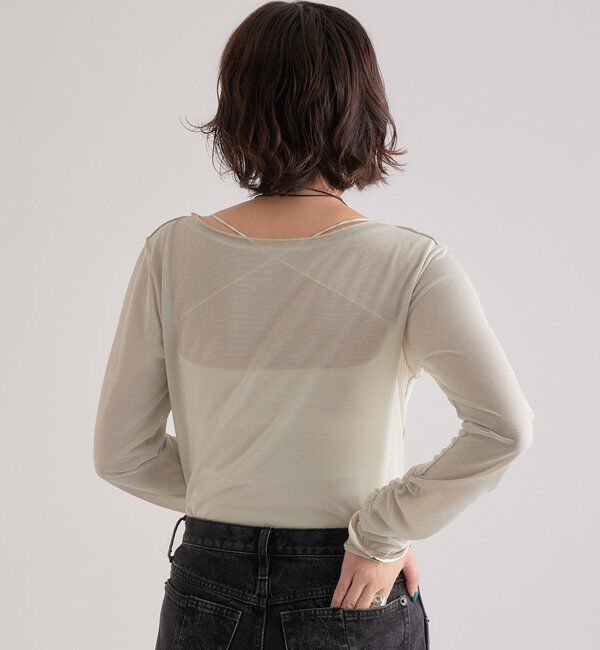  「ラメチュールプルオーバー」|Tシャツ・カットソー|