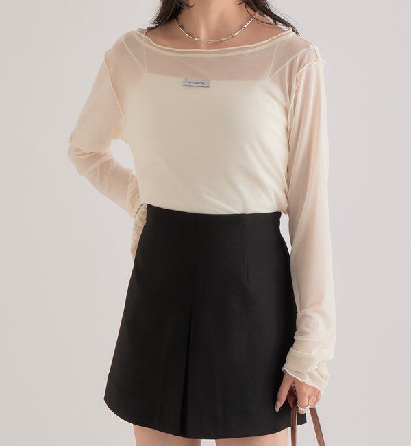  「ラメチュールプルオーバー」|Tシャツ・カットソー|