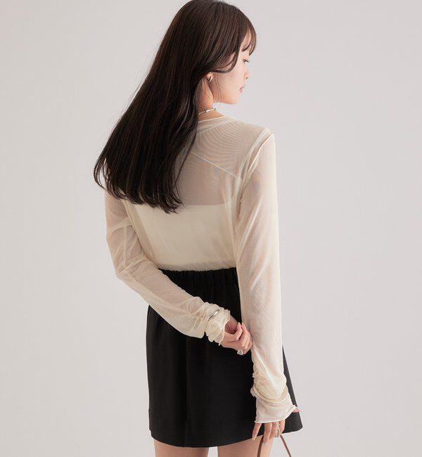  「ラメチュールプルオーバー」|Tシャツ・カットソー|