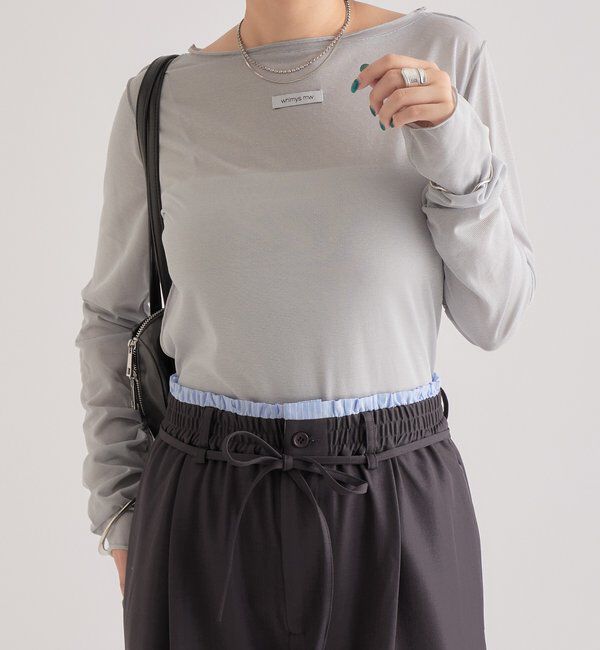  「ラメチュールプルオーバー」|Tシャツ・カットソー|