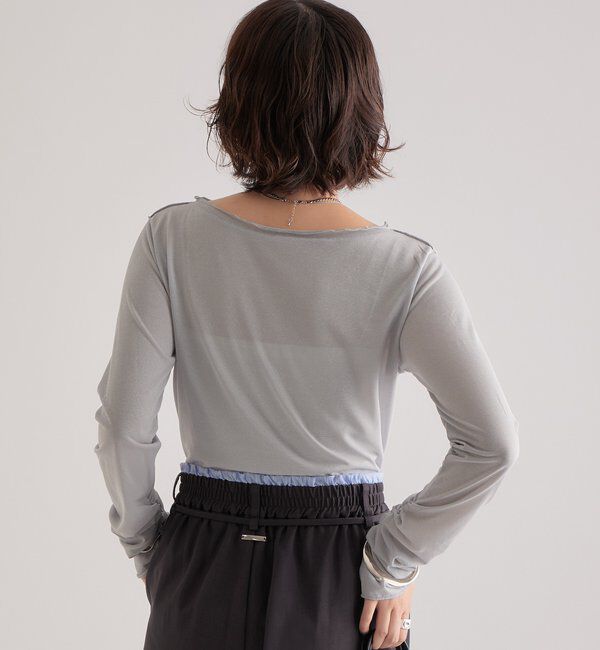  「ラメチュールプルオーバー」|Tシャツ・カットソー|