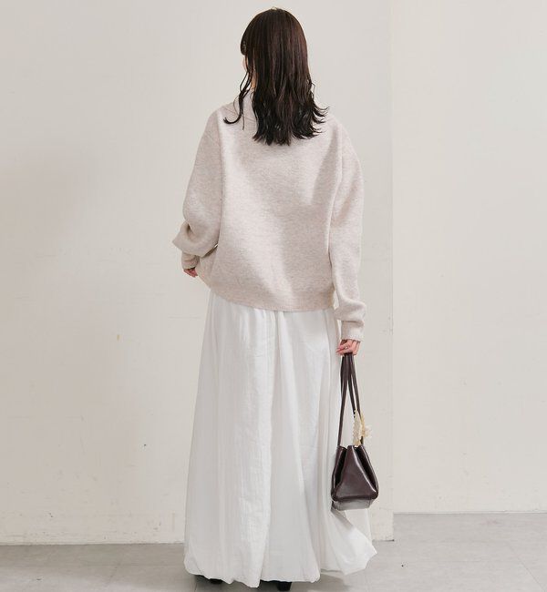  「襟付きプレートニットカーディガン」|カーディガン|