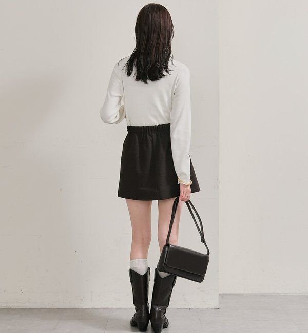  「プレート付きハイネックニット」|ニット・セーター|