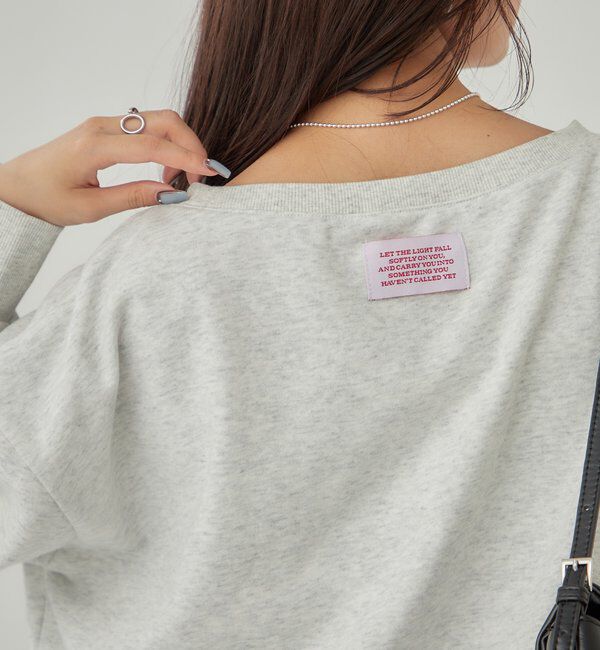  「袖ボリューム ショートスウェット」|Tシャツ・カットソー|