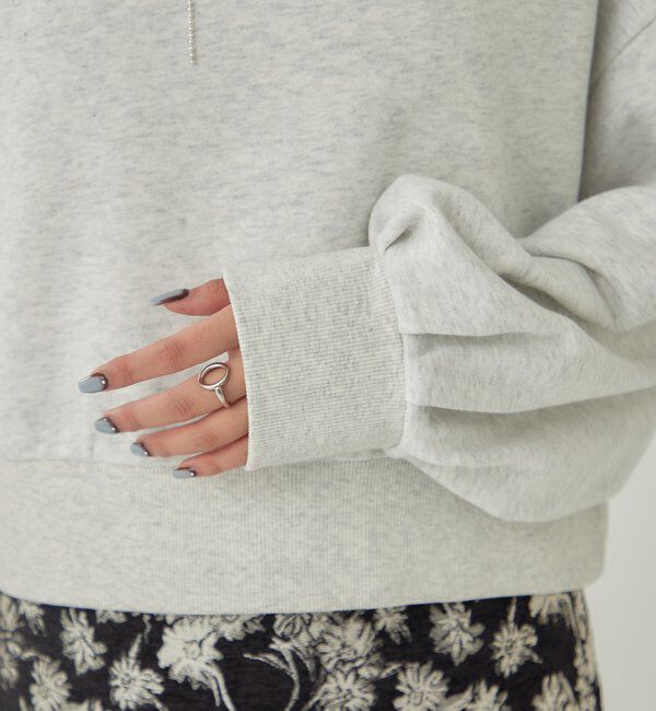  「袖ボリューム ショートスウェット」|Tシャツ・カットソー|