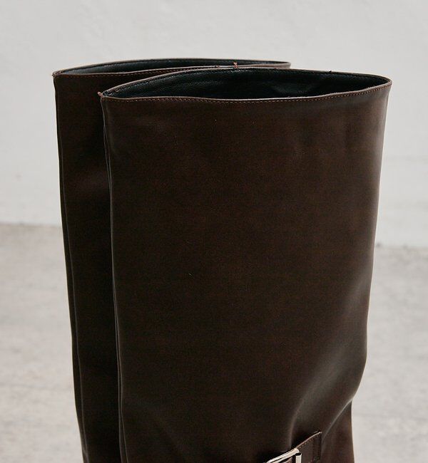  「ベルト付きロングブーツ」|ロングブーツ|