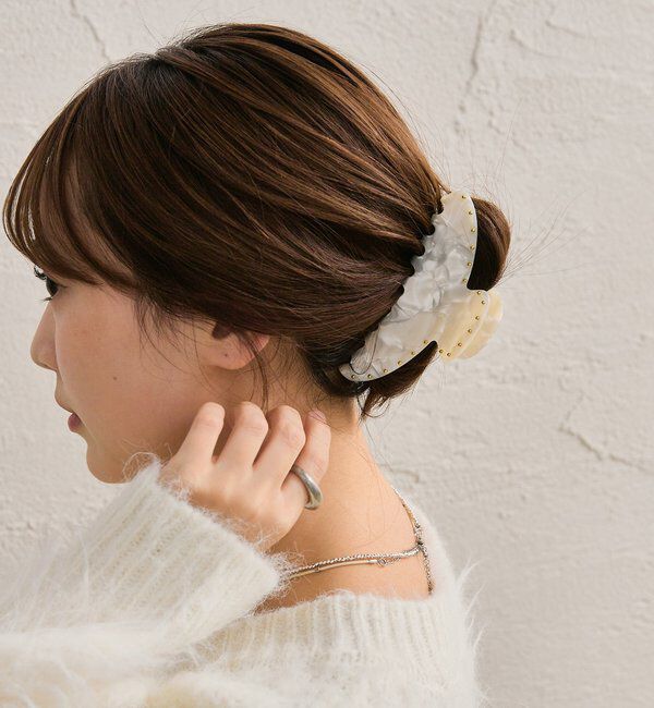  「マーブルラウンドヘアクリップ」|その他|