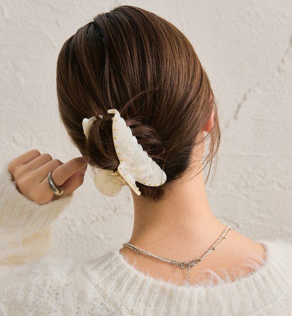  「マーブルラウンドヘアクリップ」|その他|