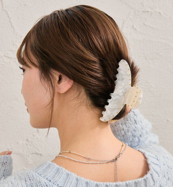  「マーブルラウンドヘアクリップ」|その他|