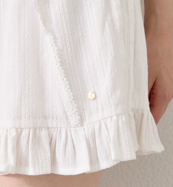  「コットンフリルミニスカート」|スカート|
