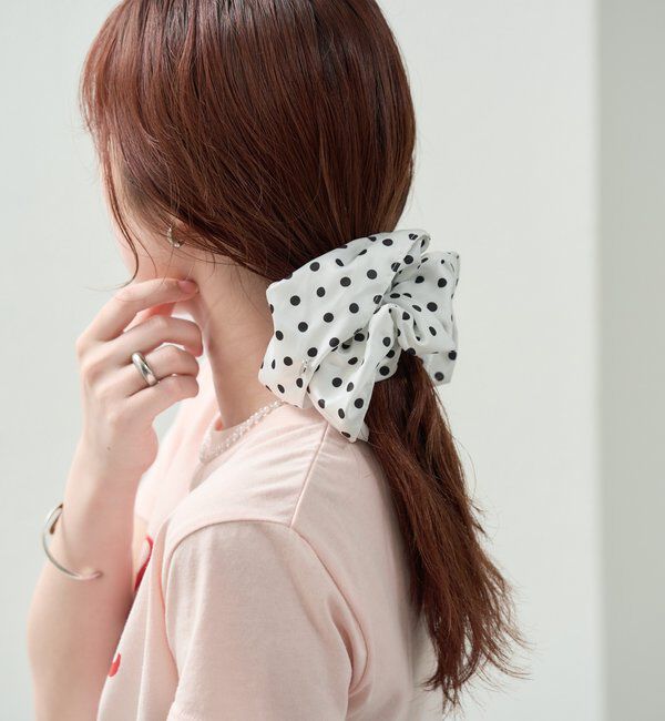  「チャーム付きBIGドットシュシュ」|その他|