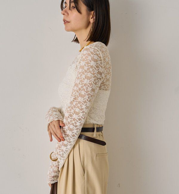  「カットレースプルオーバー」|Tシャツ・カットソー|