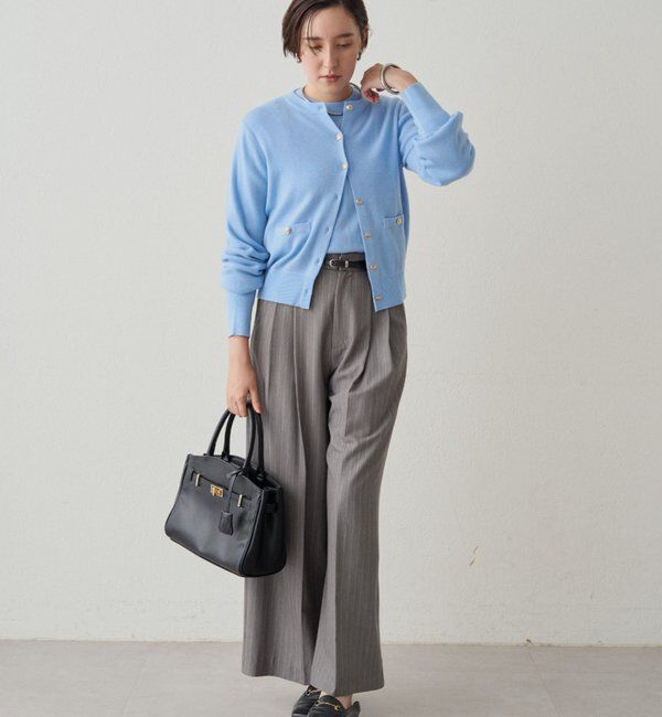  「ウールカシミヤニットカーデ」|ニット・セーター|