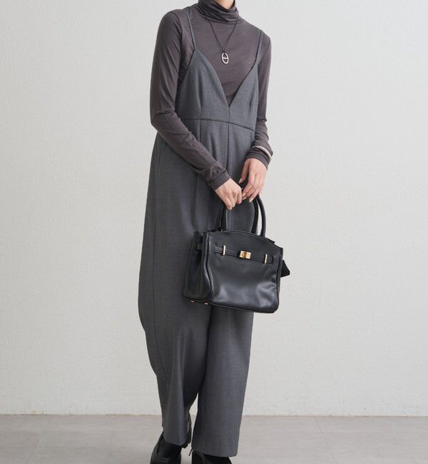  「【＠___kuuu__コラボカラー登場！】Vキャミサロペット」|ワンピース|