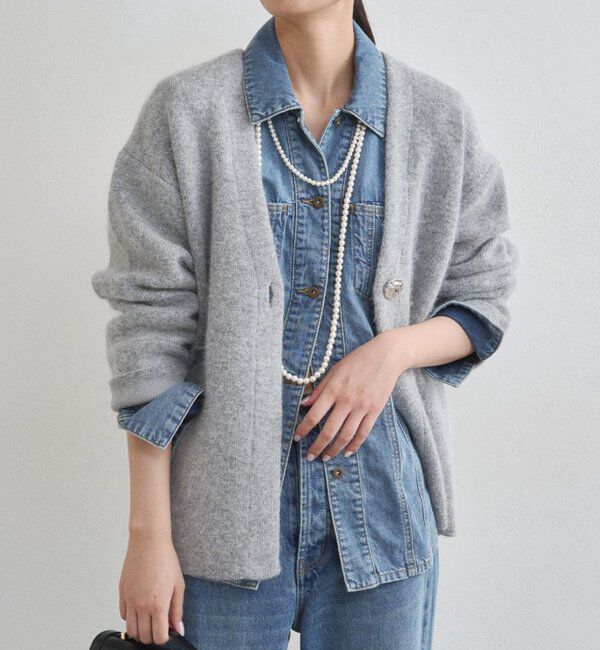  「接結ニットコート」|その他|グレー